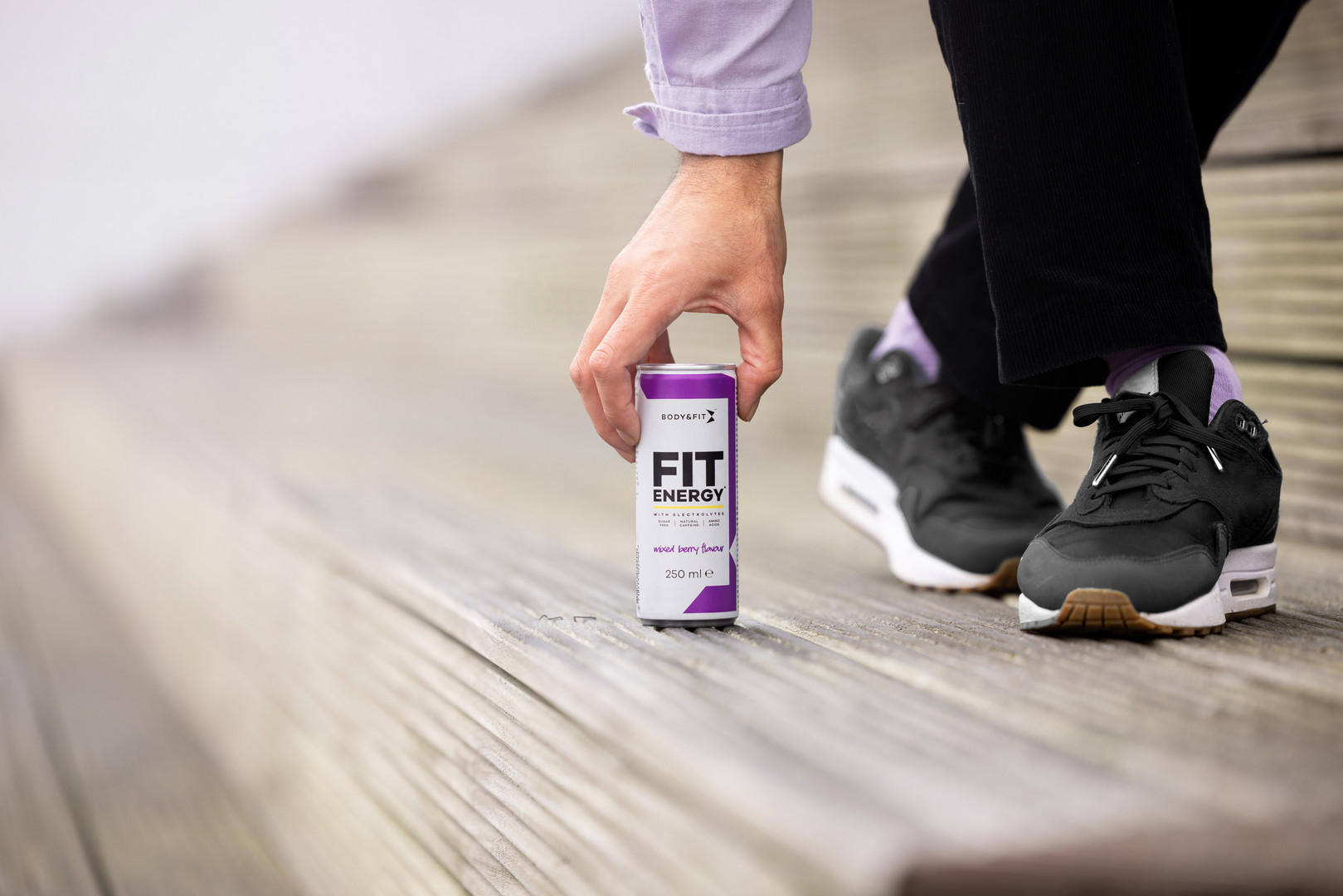 Energiedrank FIT ENERGY in de smaak Mixed Berry